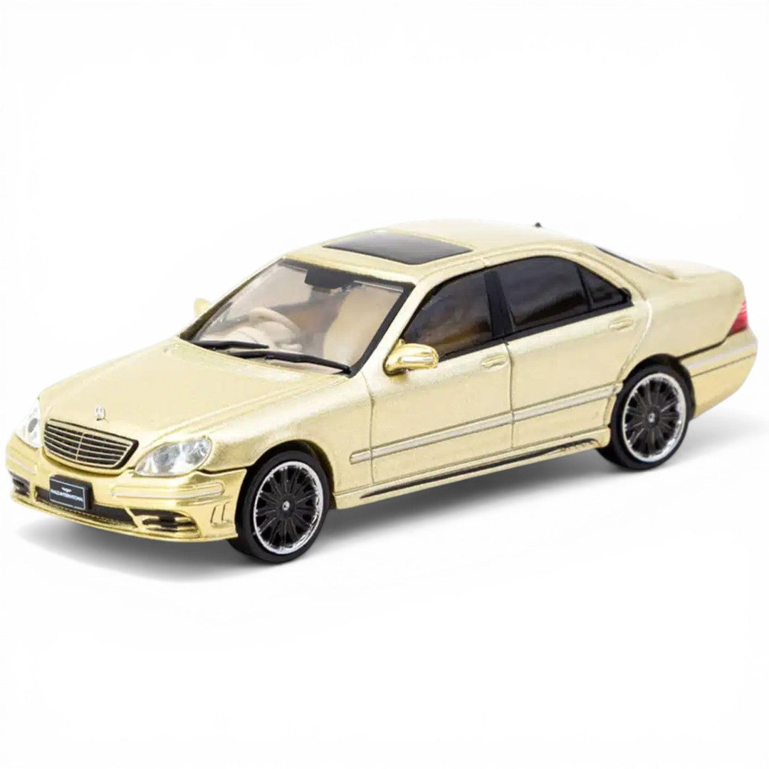 DALIA SOLID MERCEDES ミニカー　ゴールド Tarmac Works GLOBAL64 1:64 CLDC Mercedes-Benz S-Class Wald Gold