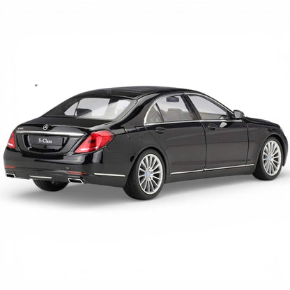 MSZ 1:32 Mercedes-Benz S600 Die-Cast Model Car – Black|Pull Back, Openable Doors, Light & Sound (68401)