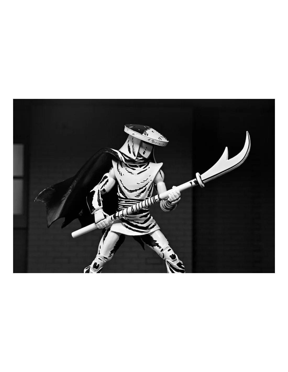 NECA TMNT Elite Foot Ninja Guard Black & White Action Figure - Jaiman Toys