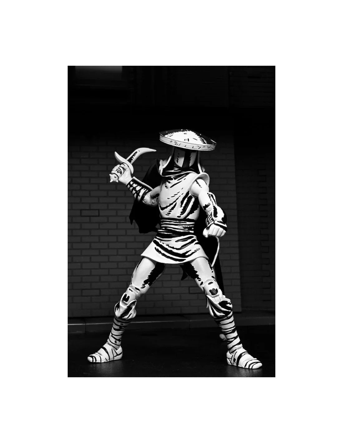 NECA TMNT Elite Foot Ninja Guard Black & White Action Figure - Jaiman Toys