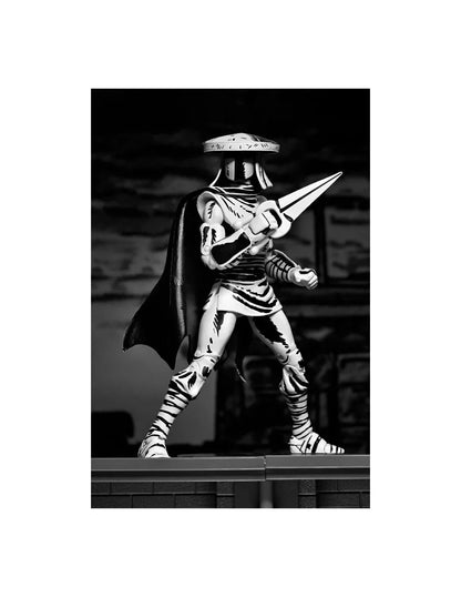 NECA TMNT Elite Foot Ninja Guard Black & White Action Figure - Jaiman Toys
