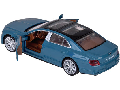 MSZ 1:38 Bentley Flying Spur Hybrid Blue Die-Cast Model Car with Openable Doors & Pull-Back Action | Street Series