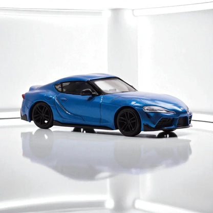 BSC 1:64 Scale Toyota GR Supra A90 Blue Diecast Cat Model - Jaiman Toys