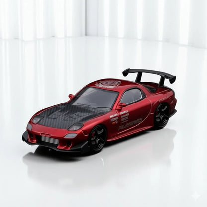 MAZDA RX-7 BSC 1:64 Red Diecast Car Model - Jaiman Toys