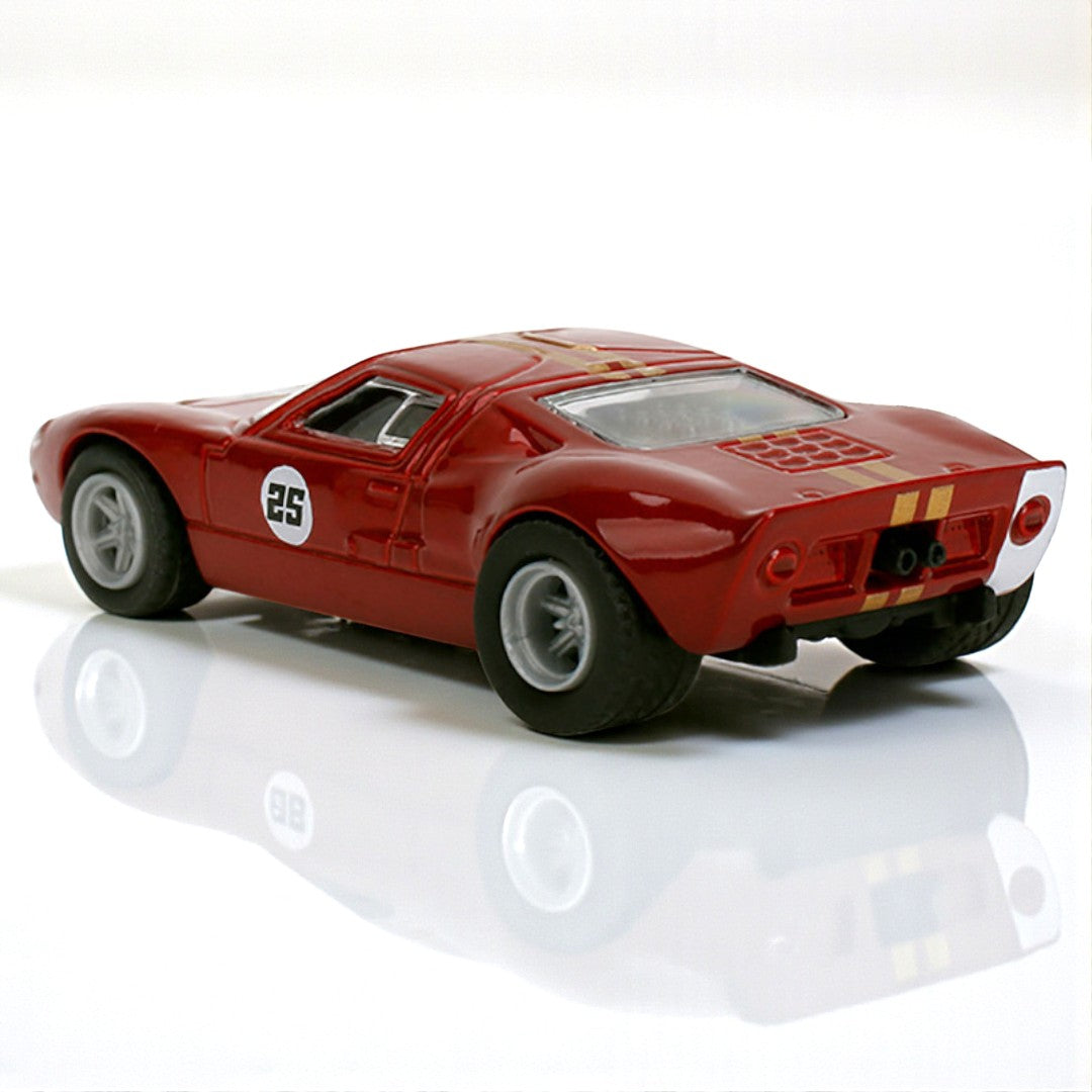 Majorette 1965 Ford GT40 MK1 #25 Red Metallic with Gold Stripes – Collection Series 1:64 Diecast Model Car