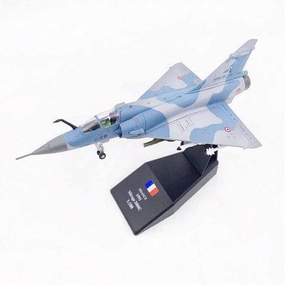 French Air Force Mirage 2000C Fighter Jet 1:100 Scale Diecast Aircraft Model – Military Airplane Collectible