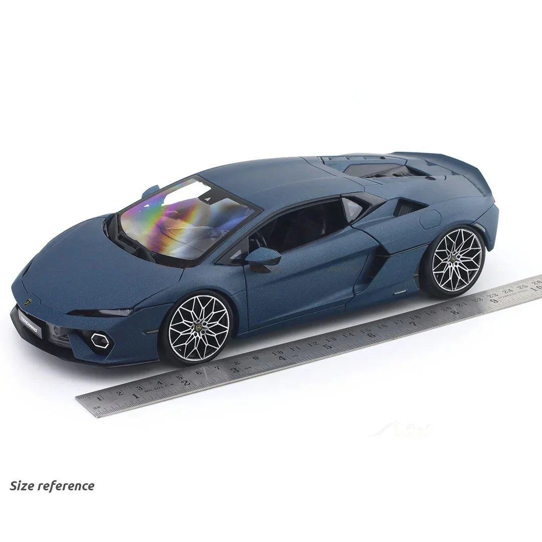 Bburago 1:18 Lamborghini Temerario Blue – Licensed Diecast Model Car Collectible