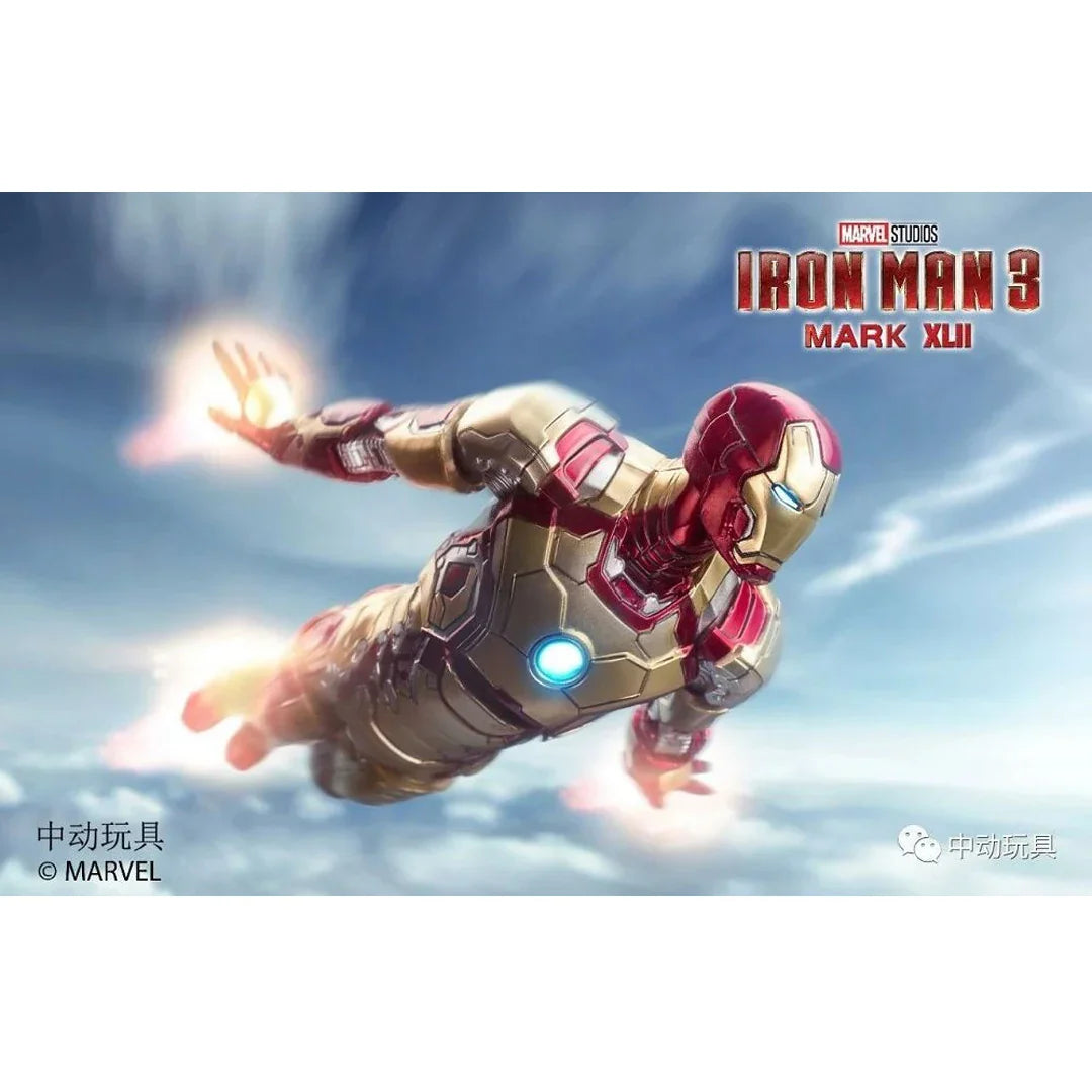 ZD Toys 1/10 Iron Man Mark 42 Action Figure – Marvel Studios Infinity Saga (With Light Function) - 1907-42 - Jaiman Toys
