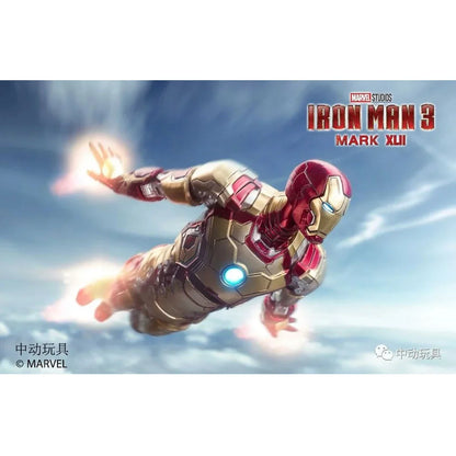 ZD Toys 1/10 Iron Man Mark 42 Action Figure – Marvel Studios Infinity Saga (With Light Function) - 1907-42 - Jaiman Toys
