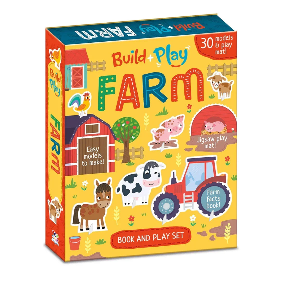 Build and Play Farm | Interactive Build & Play Kit for Kids (Robyn Gale (Author), Sarah Wade (Illustrator)