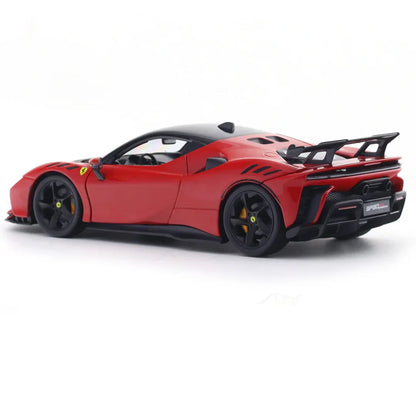 Bburago 1:24 Ferrari SF90 XX Stradale – Licensed Diecast Model Car with Acrylic Display Cover
