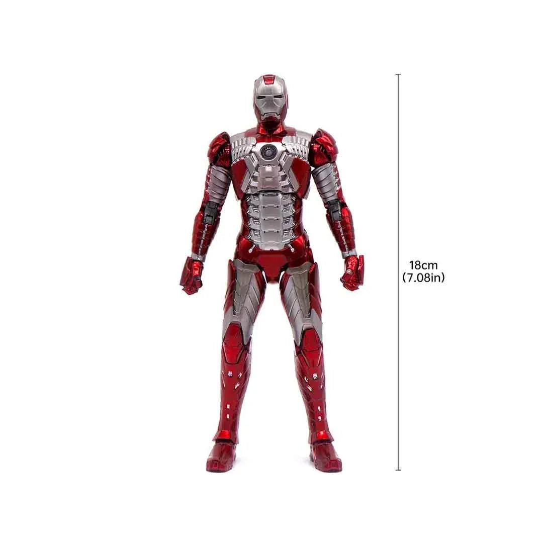 ZD Toys Ultimate Action Figure 7″ Iron Man Mark V (MK5) – Marvel Avengers Edition (No Light‑Up) - Jaiman Toys
