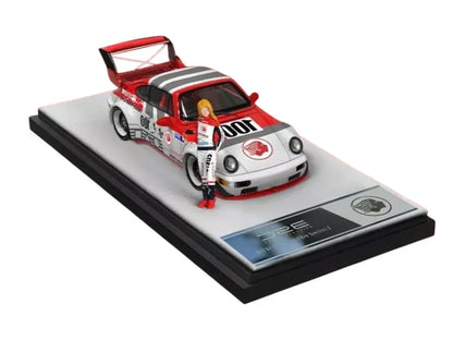 BSC 1:64 Toyota -Porsche RWB 964 Racing #100  SCALE DIECAST CAR  MODEL BY BSC MODEL– ( WITH FIGURE )