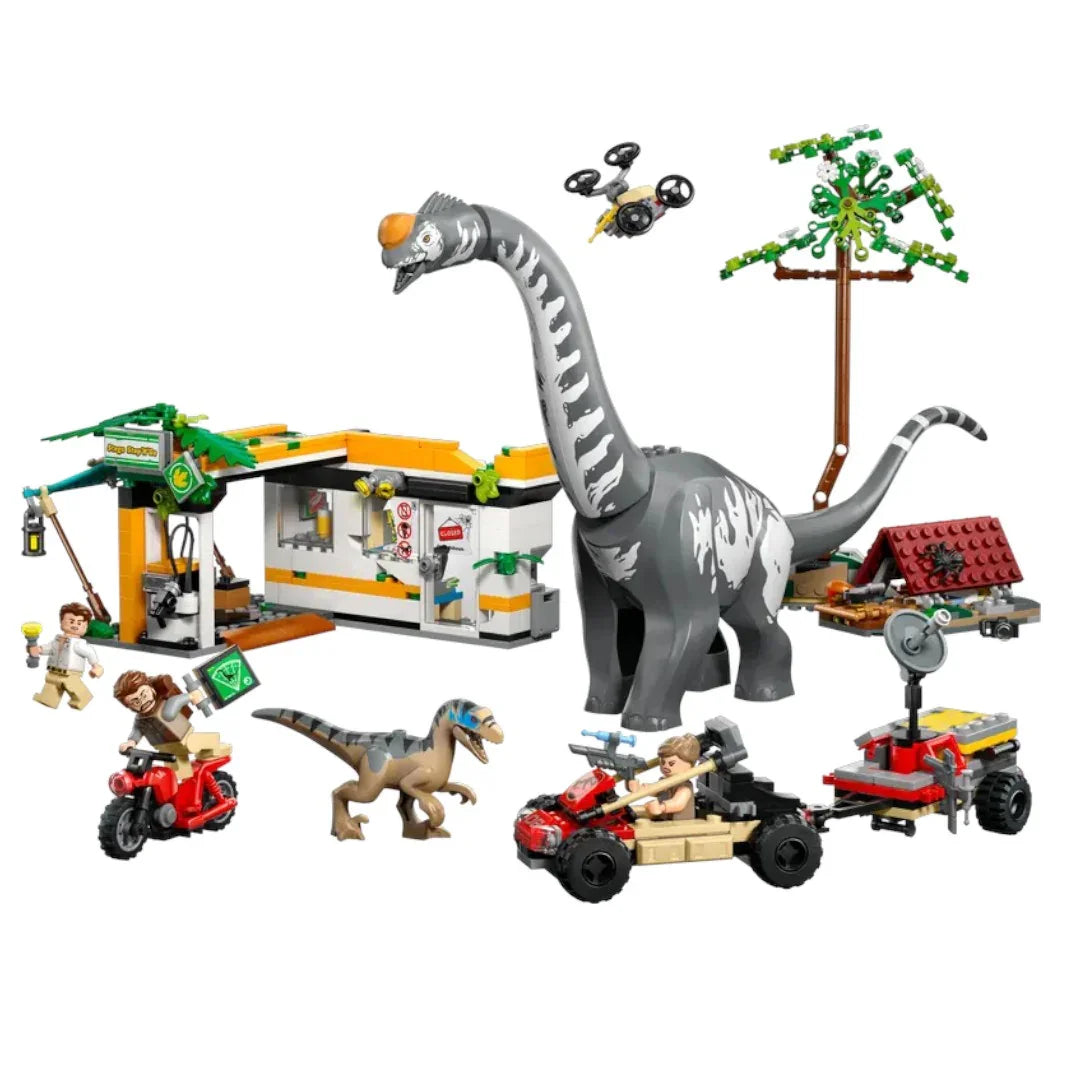 LEGO 76973 Jurassic World Raptor & Titanosaurus Tracking Mission Dinosaur Toy Building Blocks Toys (582 Pieces)