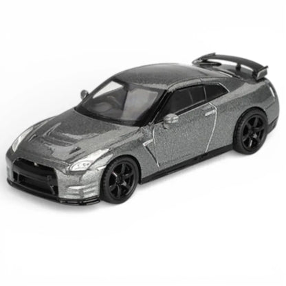 Mini GT 1:64 Nissan GT-R NISMO R35 CRS Dark Metal Grey – Premium Die-Cast Collector Car