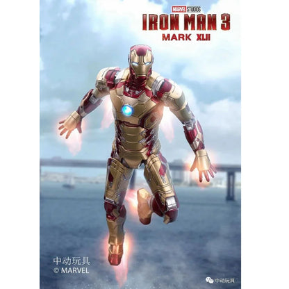 ZD Toys 1/10 Iron Man Mark 42 Action Figure – Marvel Studios Infinity Saga (With Light Function) - 1907-42 - Jaiman Toys