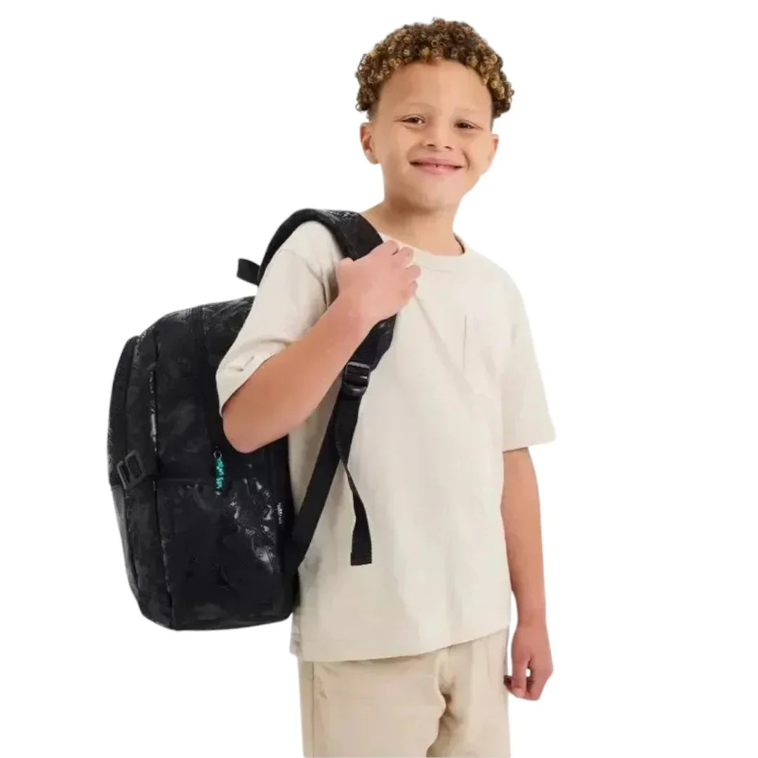 Smiggle Classic Attach Backpack – 16 Inch Ninja-Themed School Bag with Multiple Compartments | Boys School Backpack