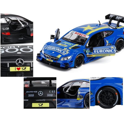 MSZ 1:32 Mercedes-AMG C63 DTM Die-Cast Model Car with Pullback, Light & Sound | Street Series