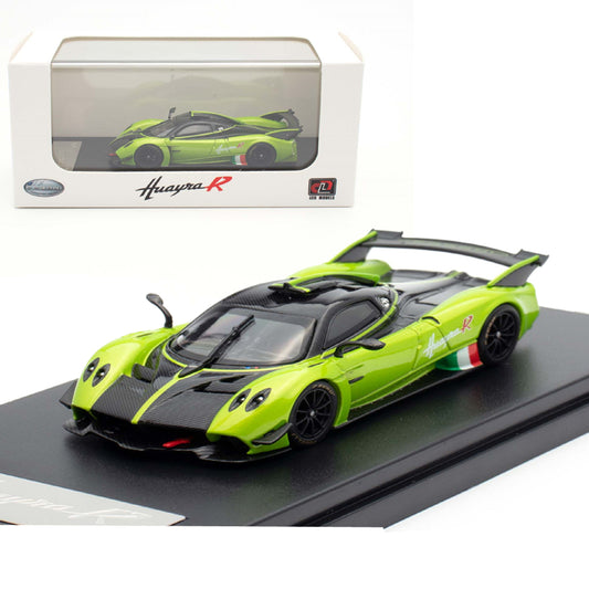 LCD Models 64028 Pagani Huayra R 1:64 Scale Diecast Model Car | Premium Carbon Detail Collectible