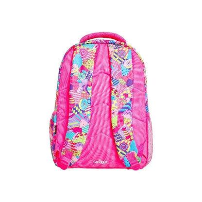Smiggle School Bags Treats Pink Backpack – Far Away Collection | Fun & Spacious for Kids - Jaiman Toys