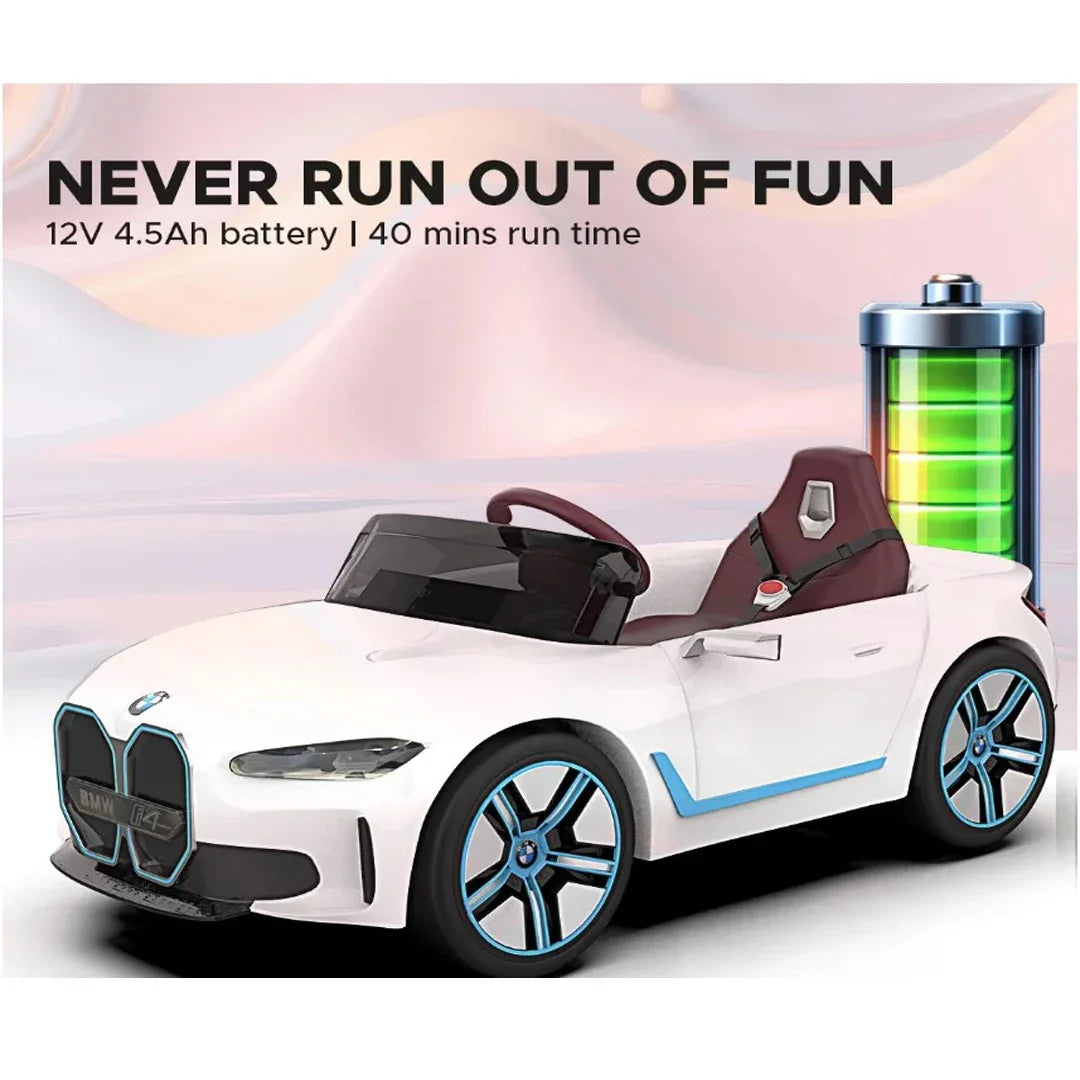 EMotorad Formula Fun BMW i4 Ride-On Car for Kids – Battery Operated with Remote Control