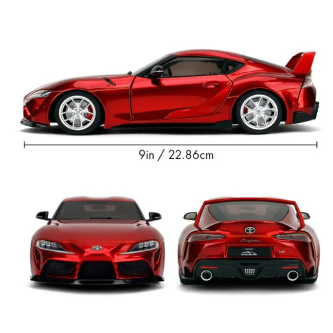 Jada Toys Pink Slips Toyota Supra MK5 Red 1:18 Diecast Model Car - Jaiman Toys