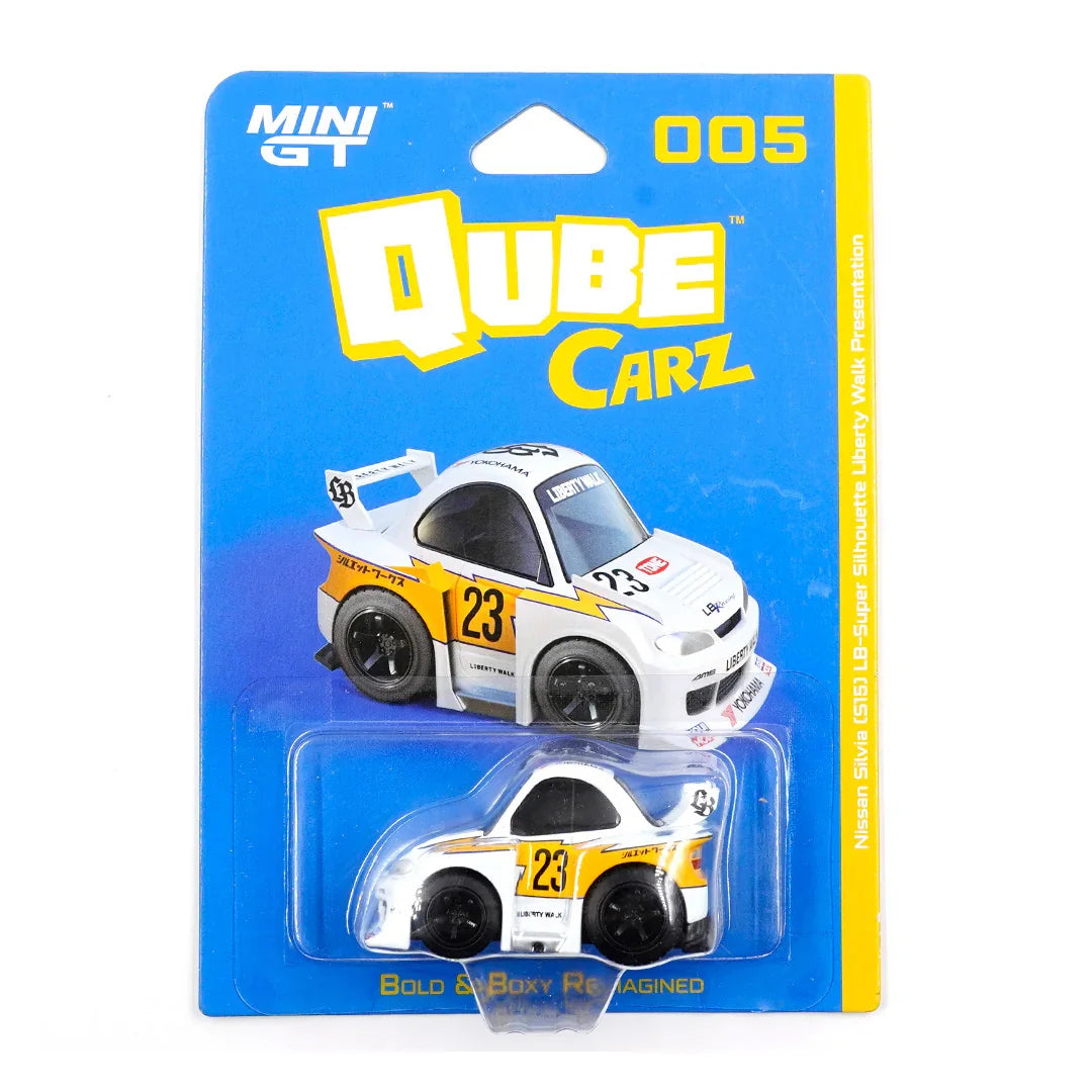 Mini GT Qube Carz Nissan LB-Super Silhouette S15 SILVIA Liberty Walk – Blister Pack