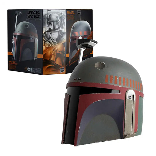 Hasbro Star Wars Black Series Boba Fett Re-Armored Helmet Prop Replica | Full-Scale 1:1 | 14+ Age