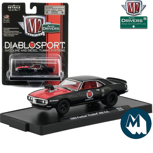 M2 Machines 1968 Pontiac Firebird 400 H.O. (Diablo Sport) 1:64 Diecast Model Car