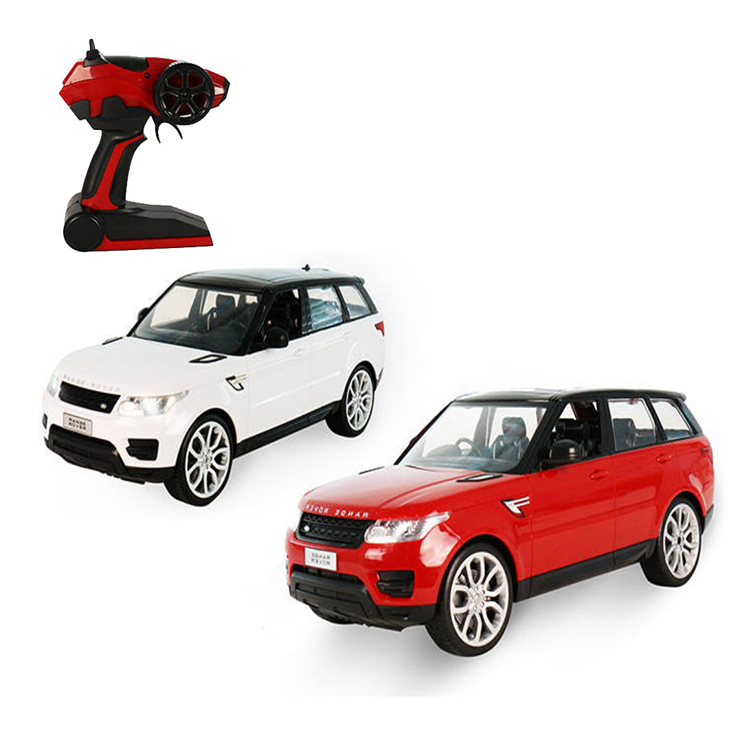 RW Range Rover 1:10 Scale RC Car – Rechargeable Remote Control SUV with Headlights