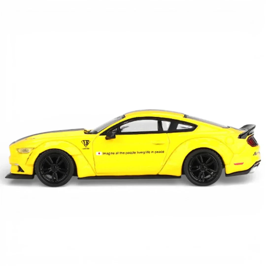 Mini GT 1:64 LB-WORKS Ford Mustang Triple Yellow MGT01077-BL