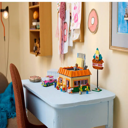 LEGO 10352 Icons The Simpsons: Krusty Burger  1,635Piece Adult Display Set