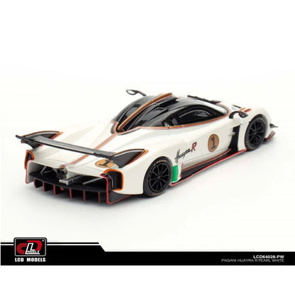 LCD Models 64028 Pagani Huayra R 1:64 Scale Diecast Model Car | Premium Carbon Detail Collectible