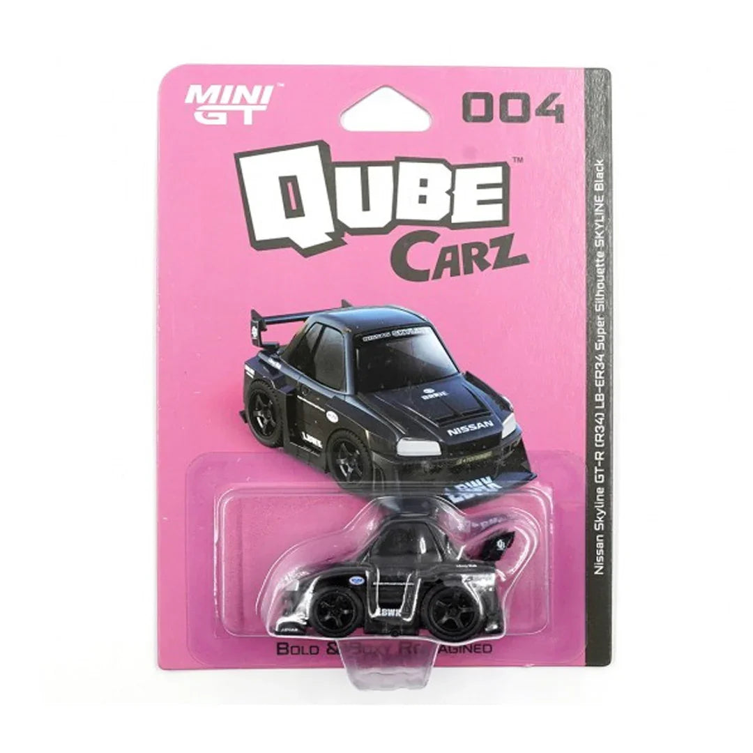 MINI GT Nissan LB-ER34 BLACKTUNER様 Mini GT Nissan LB-ER34 Super Silhouette (Skyline Black) – Toy
