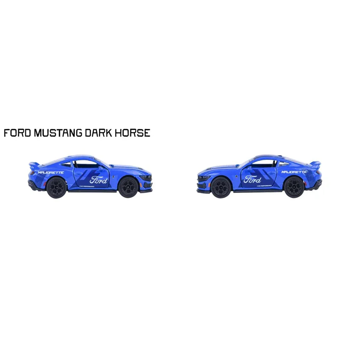 Majorette Ford Mustang Dark Horse Die-Cast Car | Premium 1:64 Scale Licensed Model | Ages 3+