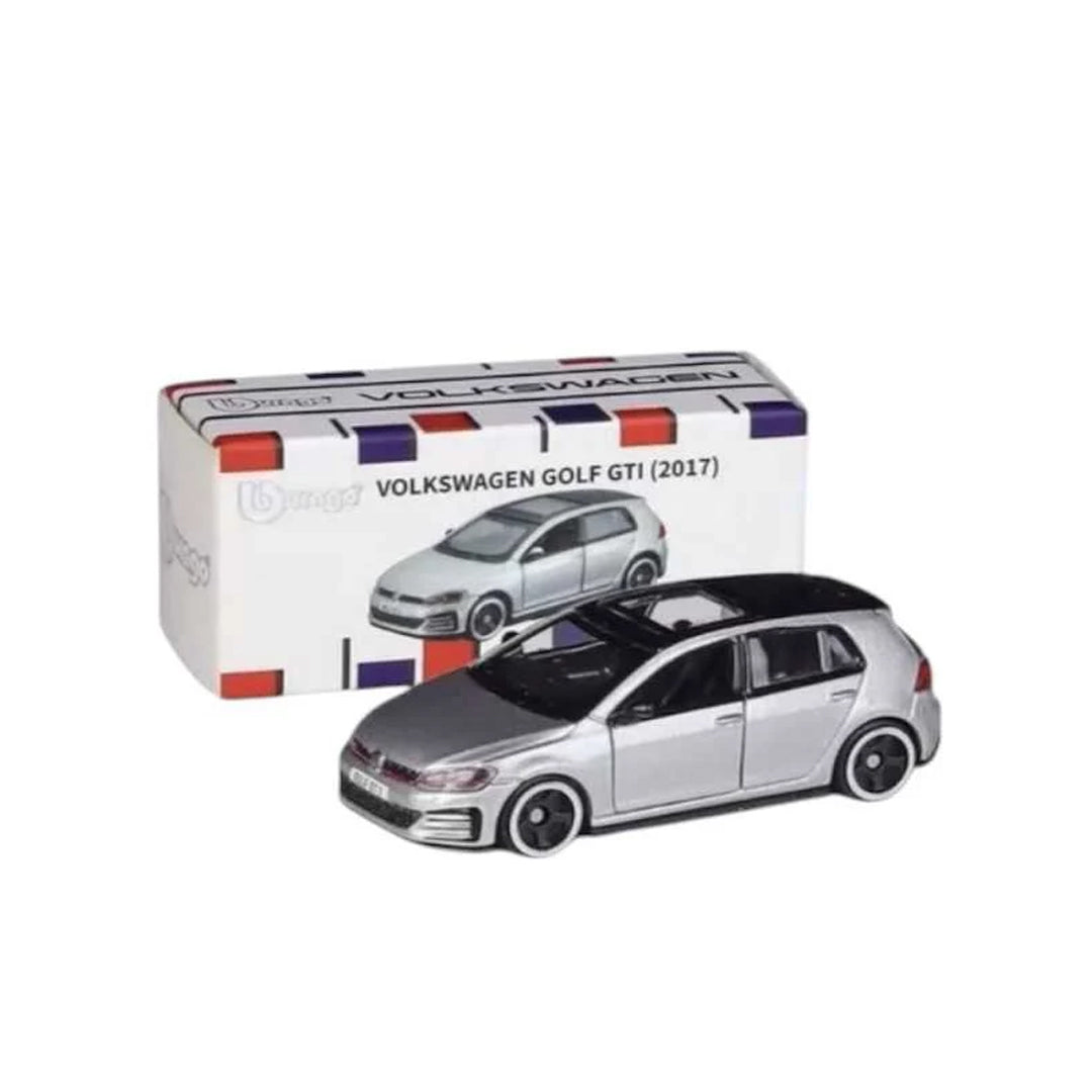 Bburago Volkswagen Golf GTI 2017 Silver 1:64 Die-Cast Model Car