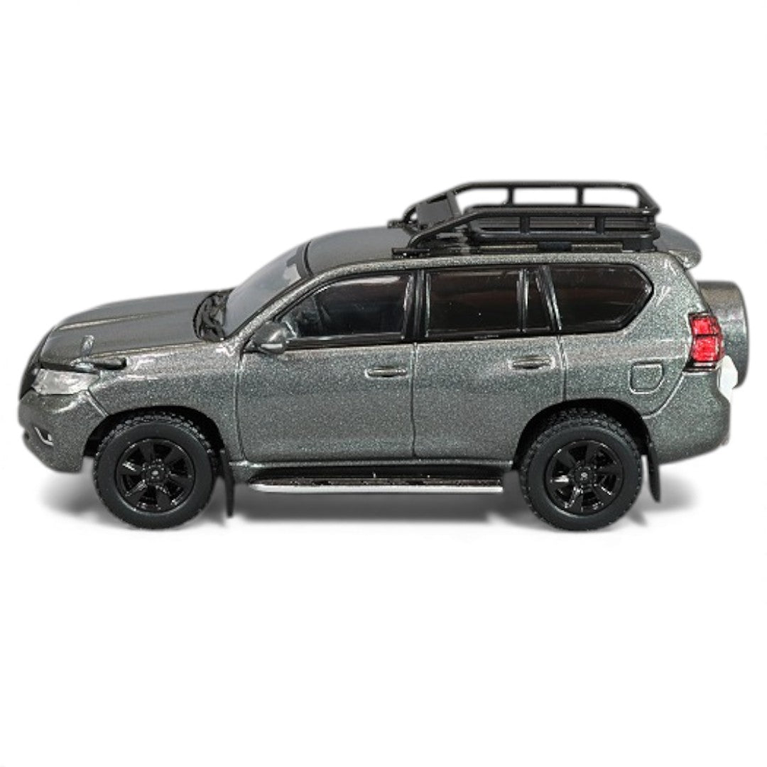 GCD 1:64 Toyota Land Cruiser Prado 150 – Grey | Premium Diecast SUV Model