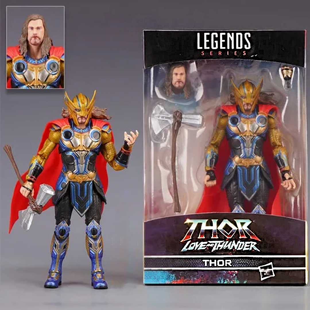 Marvel Legends Series Thor: Love and Thunder Mighty Thor Action Figure (Male) 6-inch Age 15+