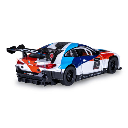 MSZ 1:32 BMW M4 GT3 Die-Cast Model Car-White with Pullback -68715A