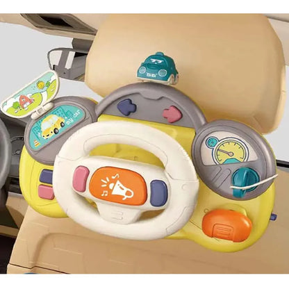 Intelligent Infant Musical Steering Wheel Toy – Multi-Functional Early Learning Driving Toy for Babies & Toddlers - Jaiman Toys