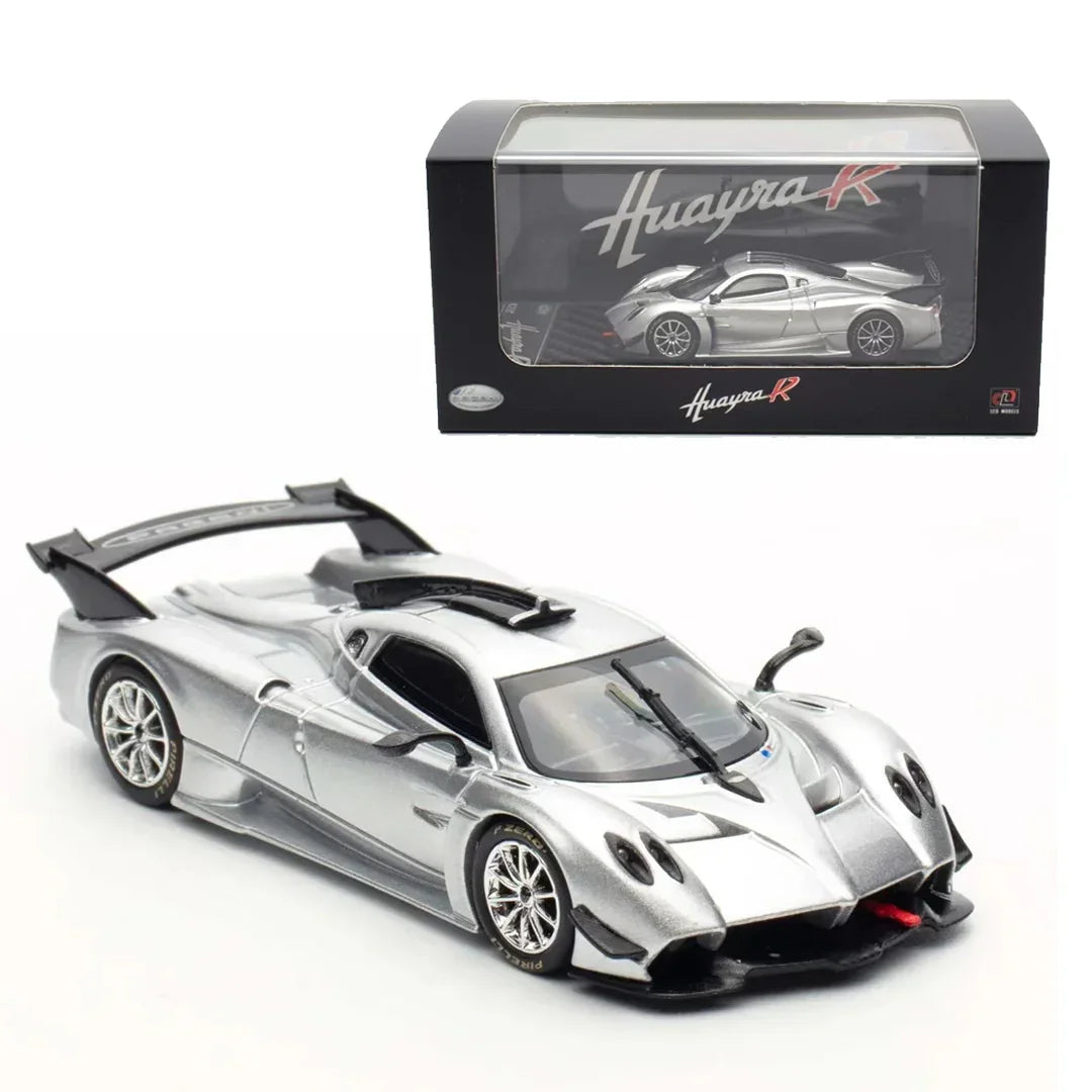 LCD Models 64028 Pagani Huayra R 1:64 Scale Diecast Model Car | Premium Carbon Detail Collectible