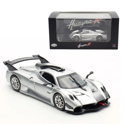 LCD Models 64028 Pagani Huayra R 1:64 Scale Diecast Model Car | Premium Carbon Detail Collectible