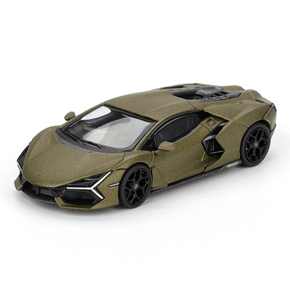 MINI GT 1:64 Scale Lamborghini Revuelto Verde Gea Matte Die-Cast Model Car