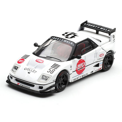 MINI GT 1:64 Mazda AZ-1 Liberty Walk LB40 LB-Hinomaru White Die-Cast Model Car