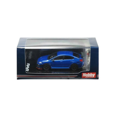 1:64 Hobby JAPAN HJ641040BL Subaru WRX STI RA-R w/EJ20 With Engine Display- Blue - Jaiman Toys