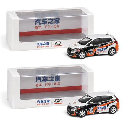 AHRT Racing Die-Cast Model Car Combo Set 601 & 818 with Display Cases – Pack of 2