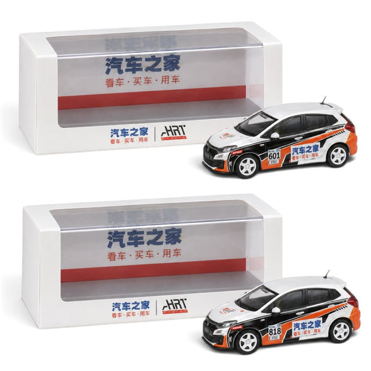 AHRT Racing Die-Cast Model Car Combo Set 601 & 818 with Display Cases – Pack of 2