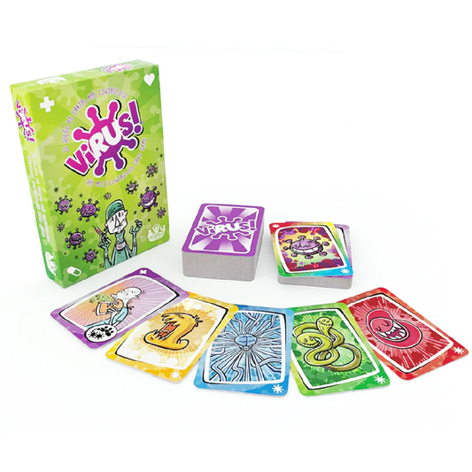 Virus! Tranjis Games - El Juego de Cartas más contagioso (2-6 Players)- Age 8+