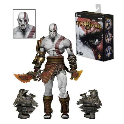 God of War 3 - Kratos - Character Model Action Figure - Anime Toy 7" Kratos Flame Knife Action Figure Figure Figure