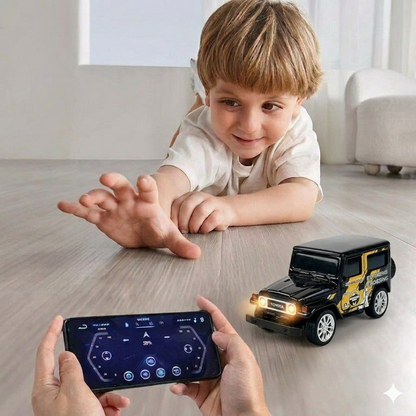 Trasped 1:64 Mini RC Off-Road Car – Pocket Size Remote Control SUV with App Control, 2.4GHz Controller & Rechargeable Battery (5 Colors)